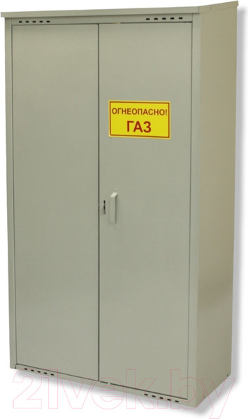 Изображение товара Шкаф для газового баллона Петромаш Slkptr27 (2x50л, серый)