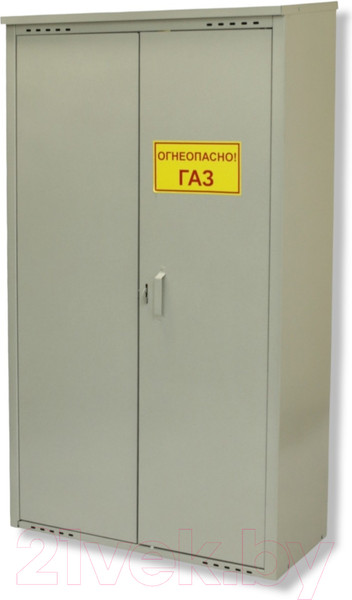 Изображение товара Шкаф для газового баллона Петромаш Slkptr27 (2x50л, серый)