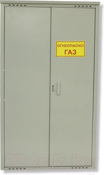 Изображение товара Шкаф для газового баллона Петромаш Slkptr27 (2x50л, серый)