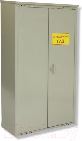 Изображение товара Шкаф для газового баллона Петромаш Slkptr27 (2x50л, серый)
