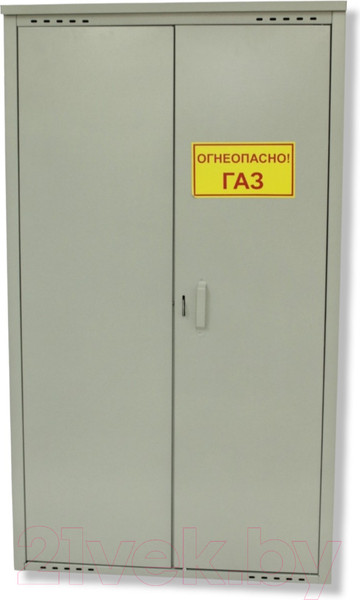 Изображение товара Шкаф для газового баллона Петромаш Slkptr27 (2x50л, серый)