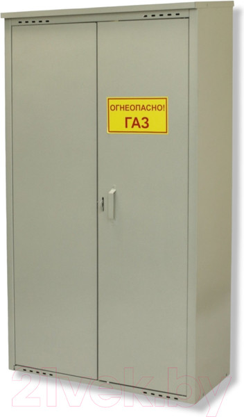 Изображение товара Шкаф для газового баллона Петромаш Slkptr27 (2x50л, серый)