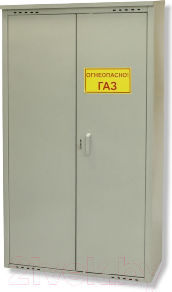 Изображение товара Шкаф для газового баллона Петромаш Slkptr27 (2x50л, серый)