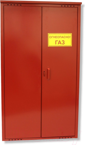 Изображение товара Шкаф для газового баллона Петромаш Slkptr24 (2x50л, красный)