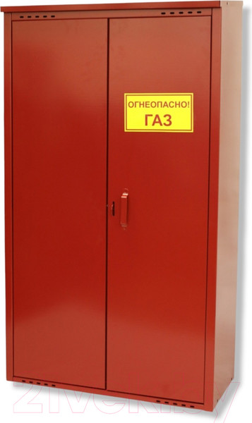 Изображение товара Шкаф для газового баллона Петромаш Slkptr24 (2x50л, красный)