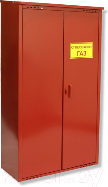 Изображение товара Шкаф для газового баллона Петромаш Slkptr24 (2x50л, красный)