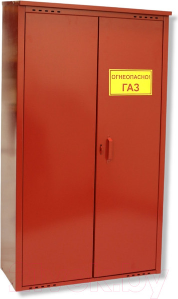 Изображение товара Шкаф для газового баллона Петромаш Slkptr24 (2x50л, красный)