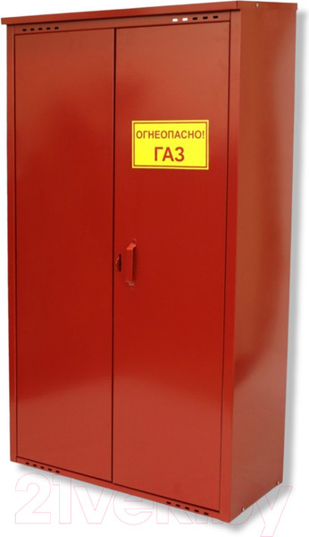 Изображение товара Шкаф для газового баллона Петромаш Slkptr24 (2x50л, красный)