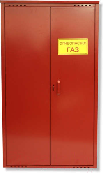 Изображение товара Шкаф для газового баллона Петромаш Slkptr24 (2x50л, красный)