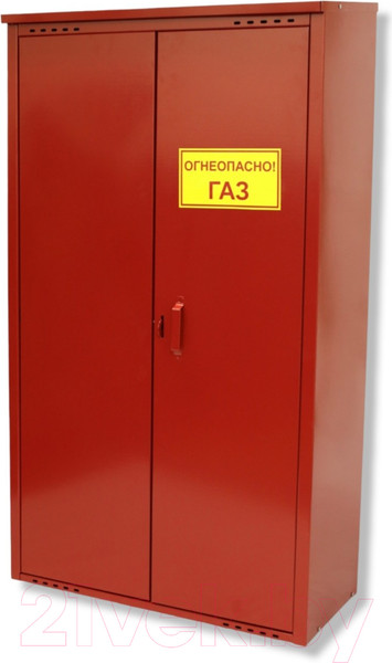 Изображение товара Шкаф для газового баллона Петромаш Slkptr24 (2x50л, красный)