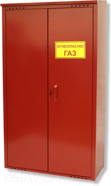 Изображение товара Шкаф для газового баллона Петромаш Slkptr24 (2x50л, красный)