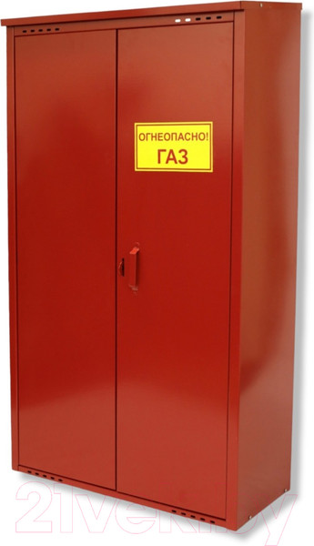 Изображение товара Шкаф для газового баллона Петромаш Slkptr24 (2x50л, красный)