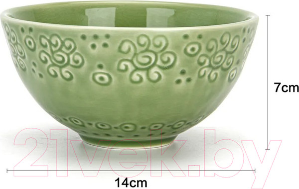 Изображение товара Салатник Fissman Lykke 6343 (зеленый)