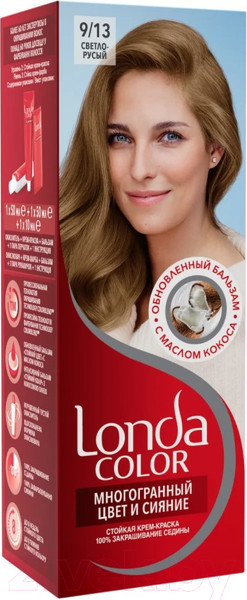 Изображение товара Крем-краска для волос Londa Color Стойкая 9/13 (светло-русый)