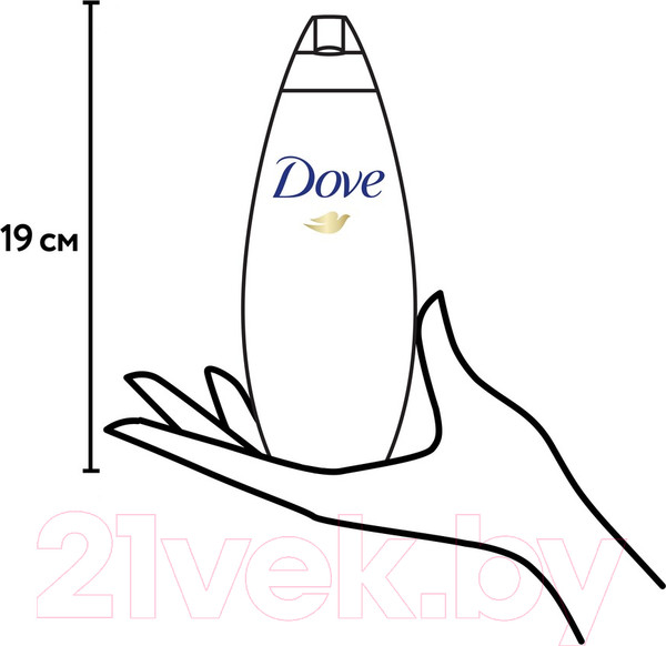 Изображение товара Гель для душа Dove С драгоценными маслами (250мл)