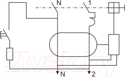 Изображение товара Дифференциальный автомат КС 2Р 20/30 ДА-8