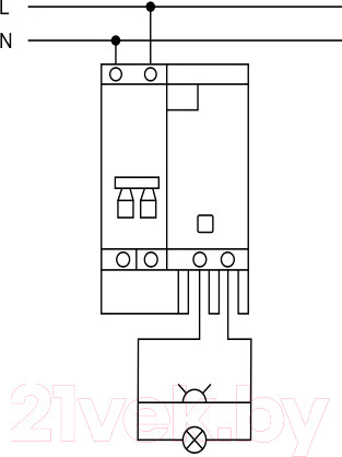 Изображение товара Дифференциальный автомат КС 2Р 25/10 ДА-12