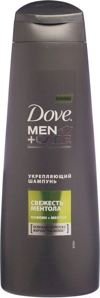 Изображение товара Шампунь для волос Dove Men+Care свежесть ментола (250мл)