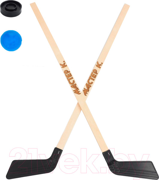 Изображение товара Хоккей детский Мастер К 2 клюшки с шайбами / 4500231