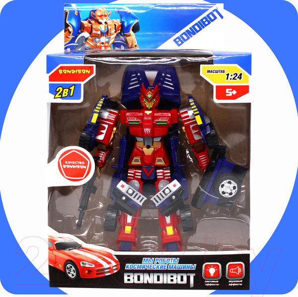 Изображение товара Робот-трансформер Bondibon Bondibot / ВВ5518