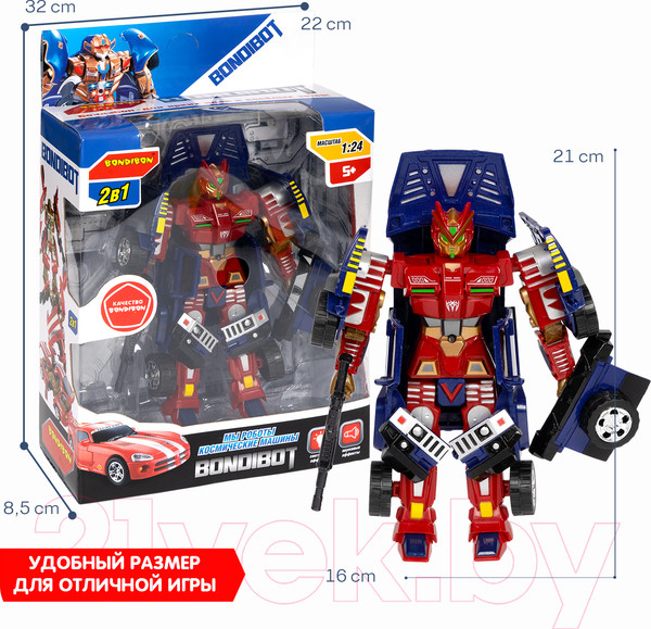 Изображение товара Робот-трансформер Bondibon Bondibot / ВВ5518