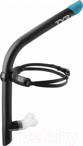 Изображение товара Трубка для плавания TYR Ultralite Snorkel 2.0 / LSNRKL2 001 (черный)