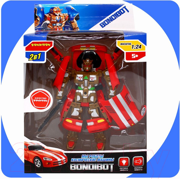 Изображение товара Робот-трансформер Bondibon Bondibot / ВВ5522