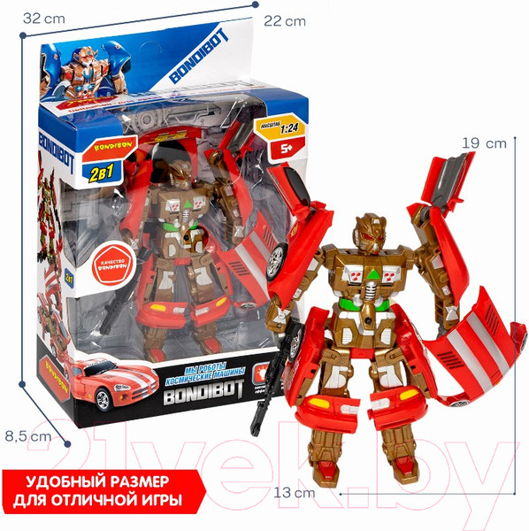 Изображение товара Робот-трансформер Bondibon Bondibot / ВВ5522