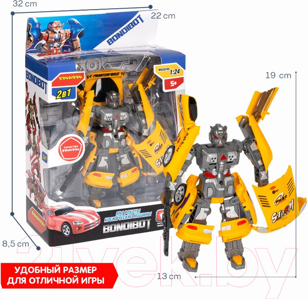 Изображение товара Робот-трансформер Bondibon Bondibot / ВВ5523