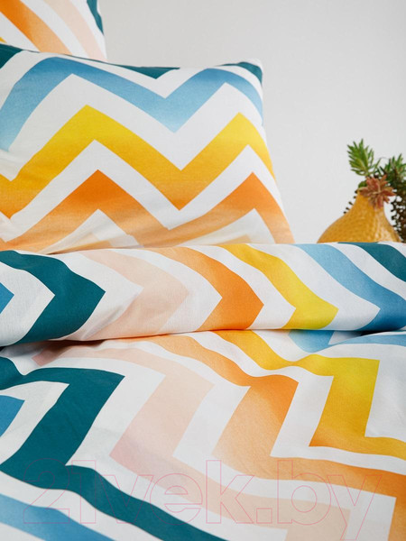 Изображение товара Комплект постельного белья Ночь нежна Меандр 2сп Евро 70x70 / 70319-1