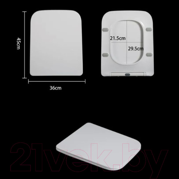 Изображение товара Сиденье для унитаза WeltWasser 5020 MT-BL