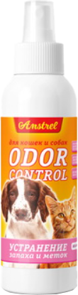 Изображение товара Средство для нейтрализации запахов и удаления пятен Amstrel Оdor Control для кошек и собак (200мл)