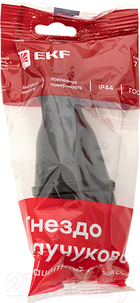 Изображение товара Розетка штепсельная EKF PROxima RPS-012-16-230-44-r