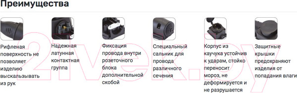 Изображение товара Розетка штепсельная EKF PROxima RPS-012-16-230-44-r