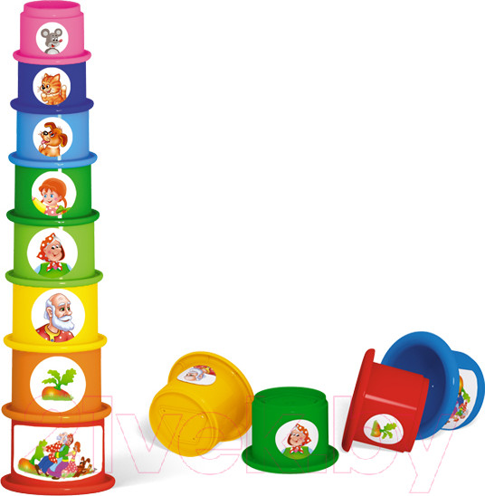 Изображение товара Развивающая игрушка Stellar Пирамидка. Репка / 01546