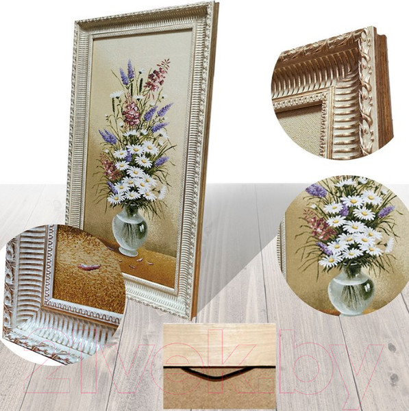 Изображение товара Гобелен Декарт Букет ромашки и лаванда 8Л2021