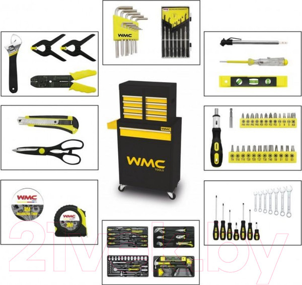 Изображение товара Тележка инструментальная WMC Tools WMC-WMC257