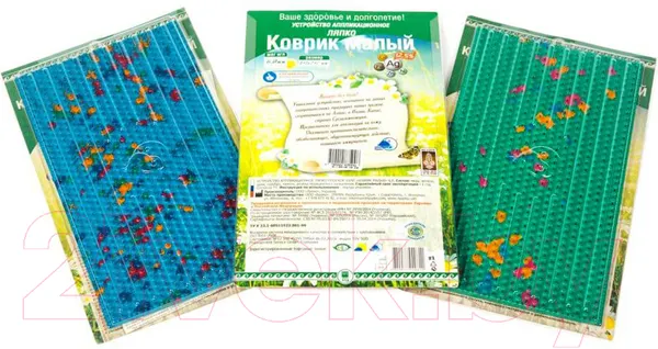 Изображение товара Массажный коврик Ляпко Малый игольчатый 6.0мм (23,7x13,7см)