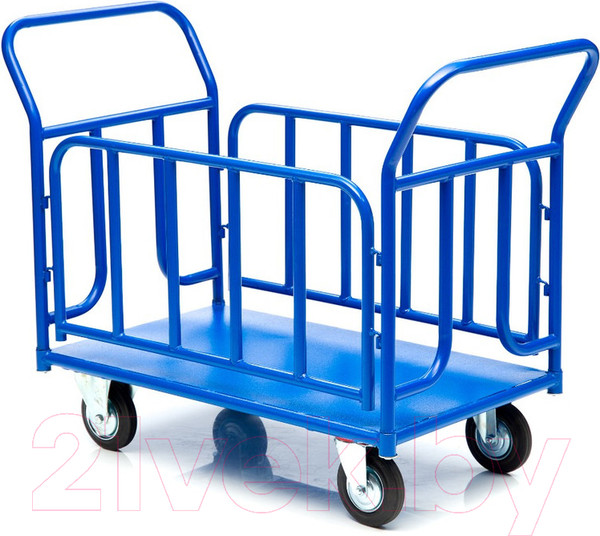 Изображение товара Тележка платформенная Стелла-техник КПО-300Т-125-К (с бортами)