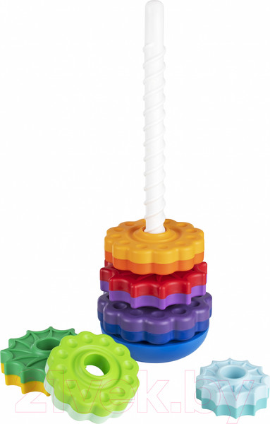 Изображение товара Развивающая игрушка Fancy Пирамидка. Веселые шестеренки / SPIN01V