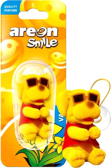 Изображение товара Ароматизатор автомобильный Areon Smile Blister Toy Vanilla / ASB05