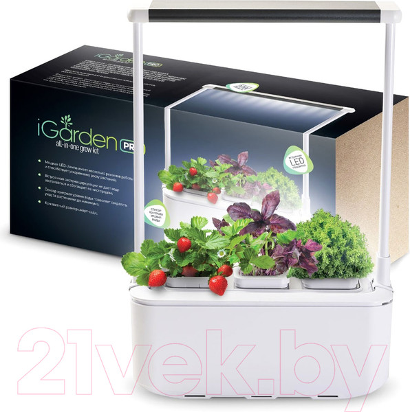 Изображение товара Проращиватель семян Назад к истокам iGarden Pro / GL2021 (белый)