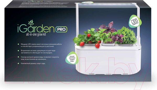 Изображение товара Проращиватель семян Назад к истокам iGarden Pro / GL2021 (белый)