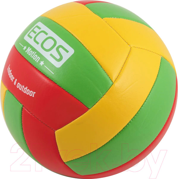 Изображение товара Мяч волейбольный ECOS Motion / R998193 (размер 5, с насосом VB105P)