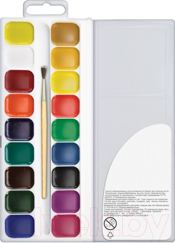 Изображение товара Акварельные краски ЛУЧ Классика / 19С1293-08 (18цв)