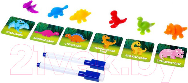 Изображение товара Развивающий игровой набор Zabiaka Умные динозавры / 6943081