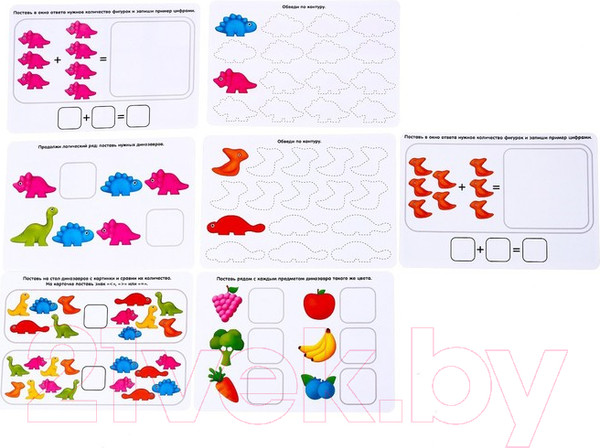 Изображение товара Развивающий игровой набор Zabiaka Умные динозавры / 6943081