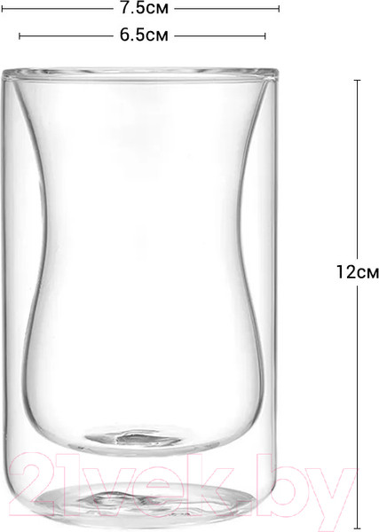 Изображение товара Набор стаканов для горячих напитков Fissman Irish 6444 (2шт)