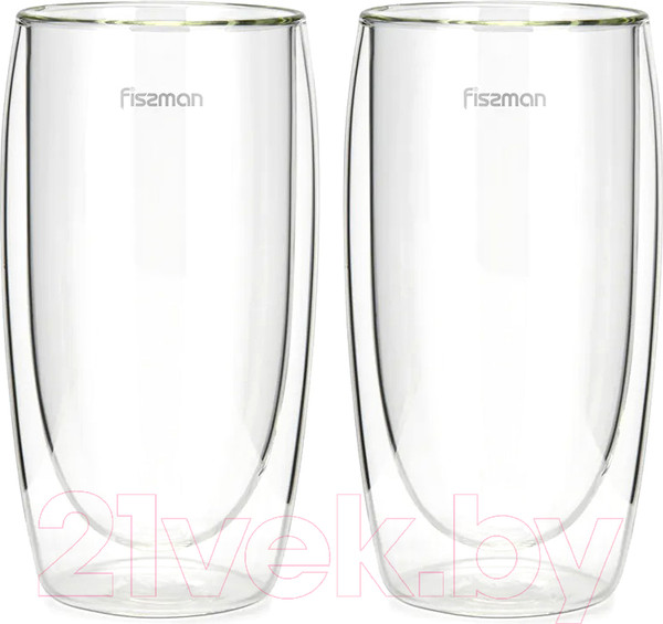Изображение товара Набор стаканов для горячих напитков Fissman Frappe 6447 (2шт)