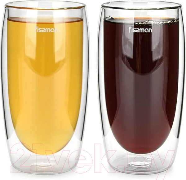 Изображение товара Набор стаканов для горячих напитков Fissman Frappe 6447 (2шт)